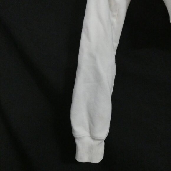 BEBE | small | White Cropped Blue Bebe Logo Hoodie | Zip Closure | Made In USA - Picture 14 of 16